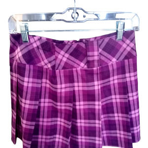 Wild Fable purple plaid mini skirt, XS